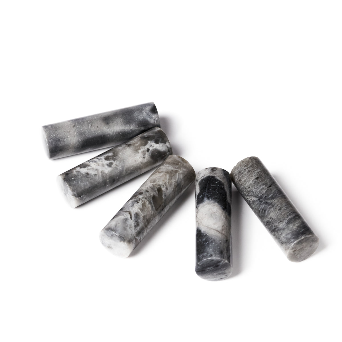 墨玉凍石 丸 1.5x1.5x5