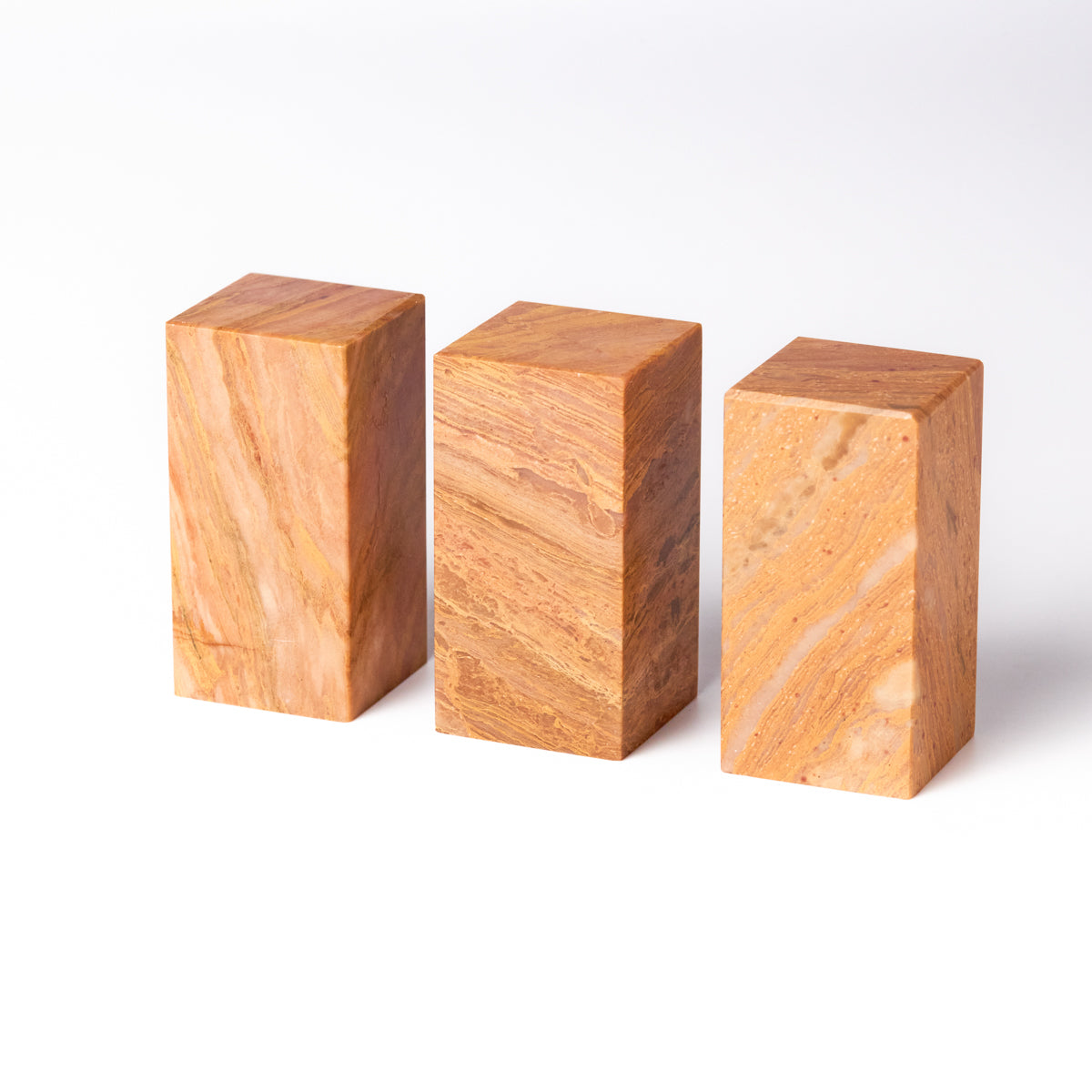 寿山石 神木 2.5x2.5x5(三点セット)