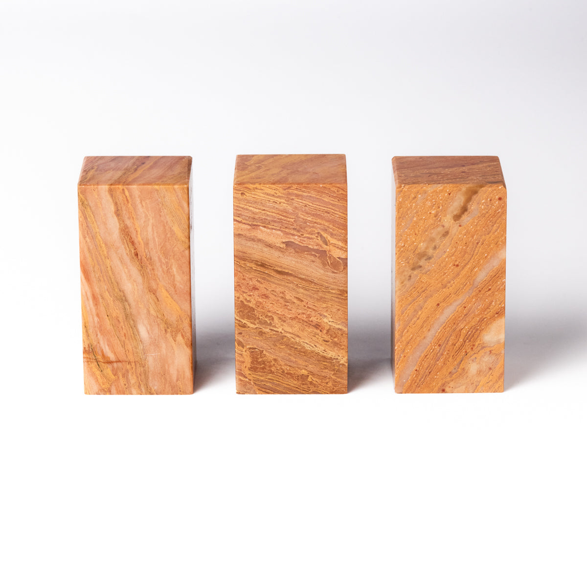寿山石 神木 2.5x2.5x5(三点セット)