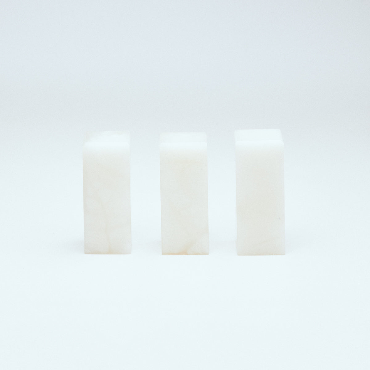 崑崙凍石 ライチ 2x2x5(三点セット)