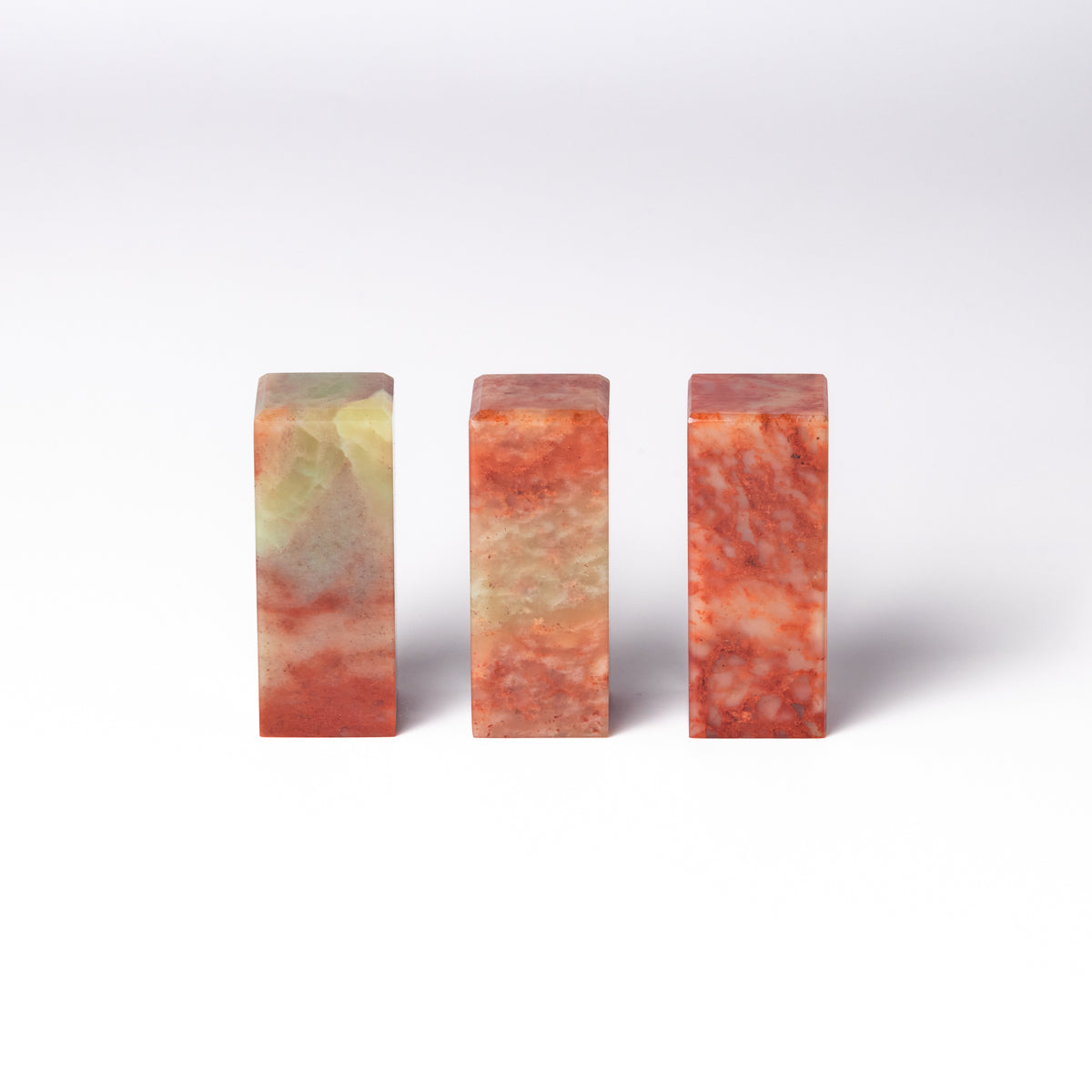 Zhejiang Red 2x2x5cm (3-piece set)