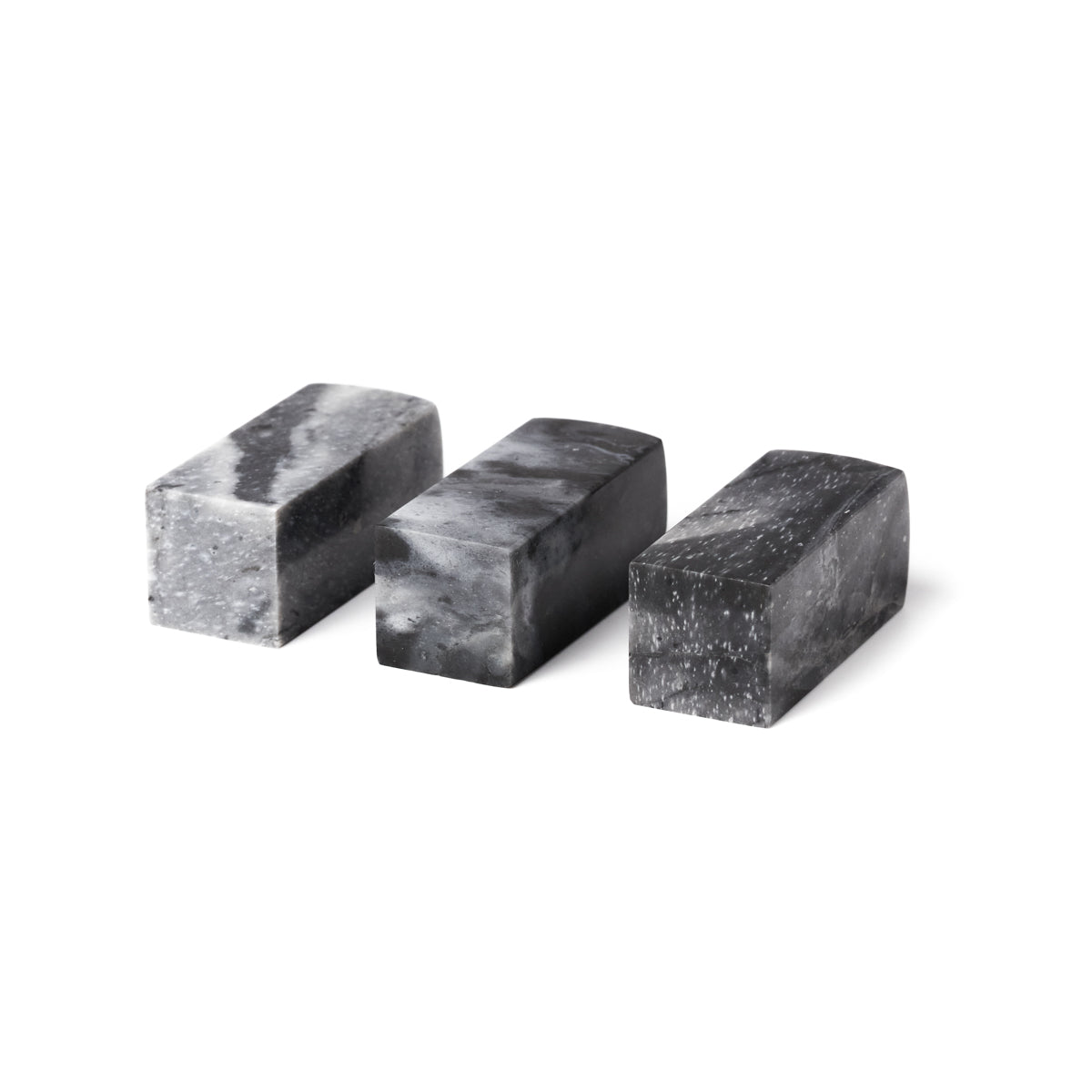 墨玉凍石 2x2x5(三点セット)