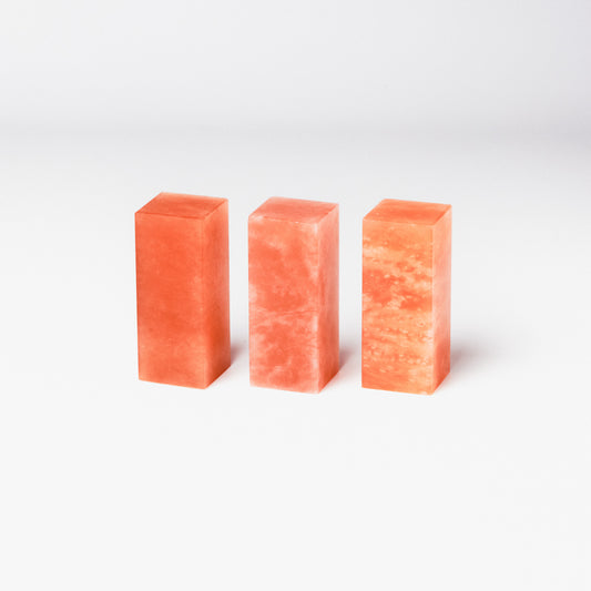 崑崙彩凍石 2x2x5cm(三点セット)