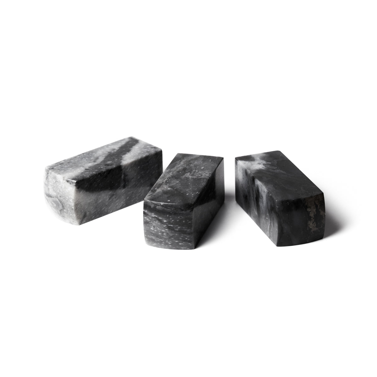 墨玉凍石 2x2x5(三点セット)