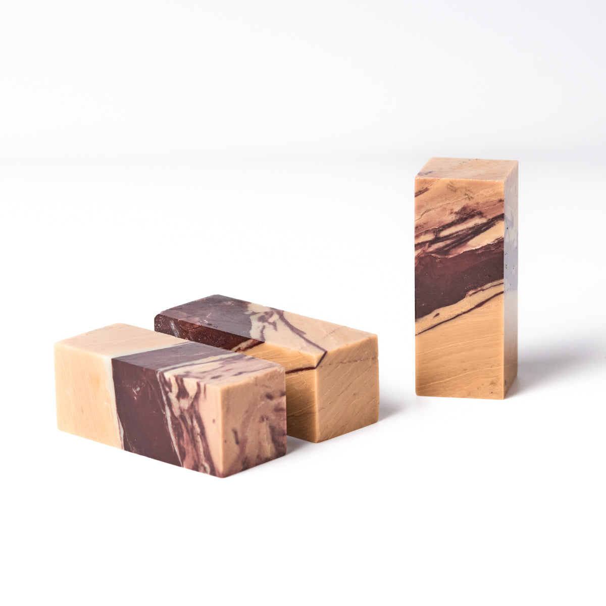 青田 紫檀 2x2x5(三点セット)