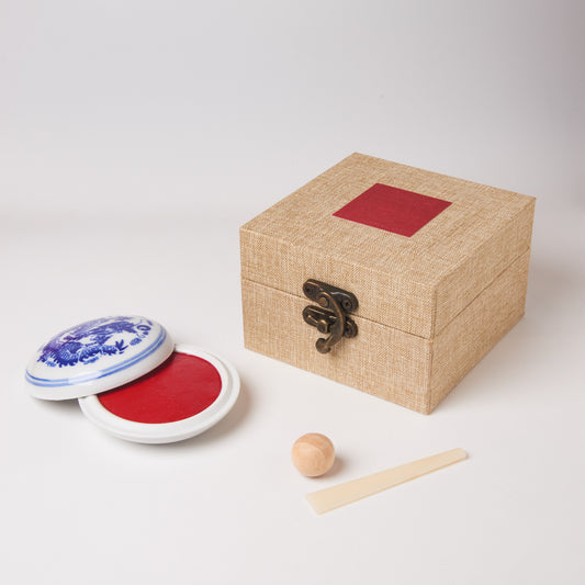 特売 画者功夫印泥 15g 箱入り【堆朱の印泥印肉】 押印 書道用品 中国製