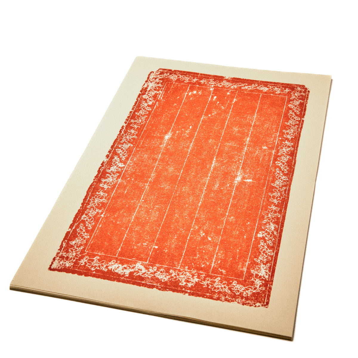 Wax-dyed paper, red stamped envelopes, 20 sheets