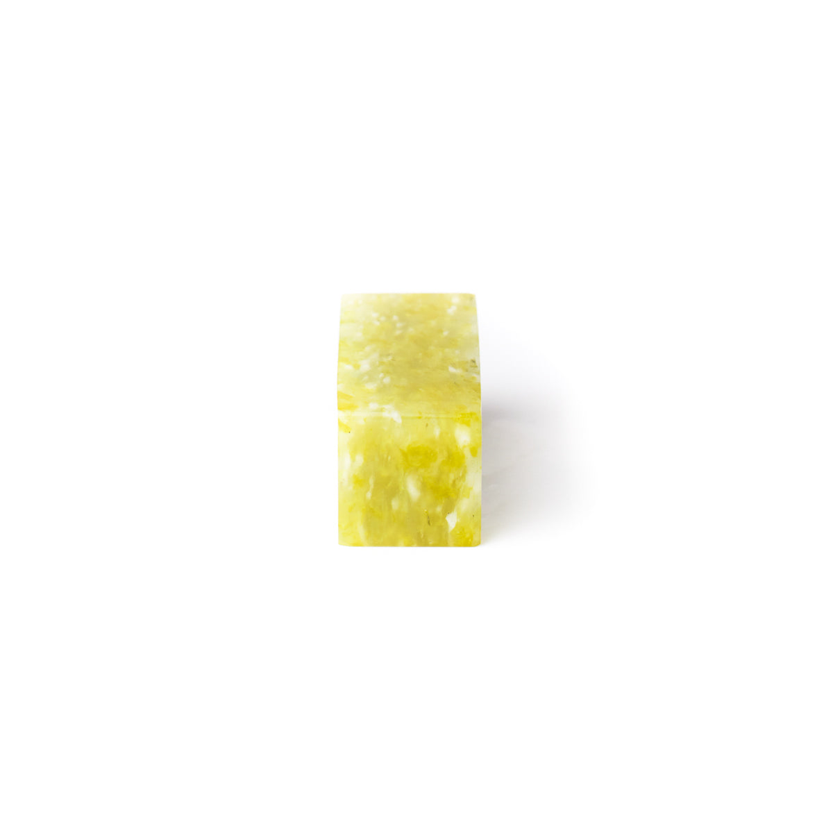 青田 菜花凍石 2x2x5cm